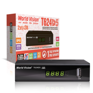 World Vision T624D5 DVB-T2 Приставка Т2